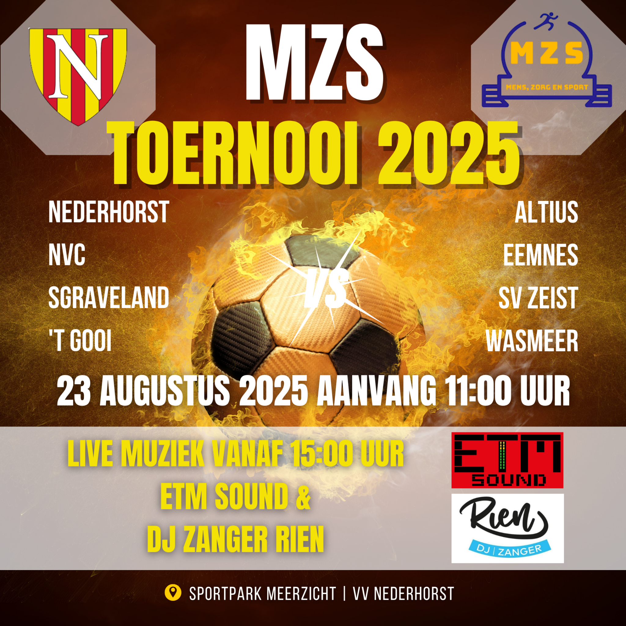 MZS Toernooi 2025 bij vv Nederhorst