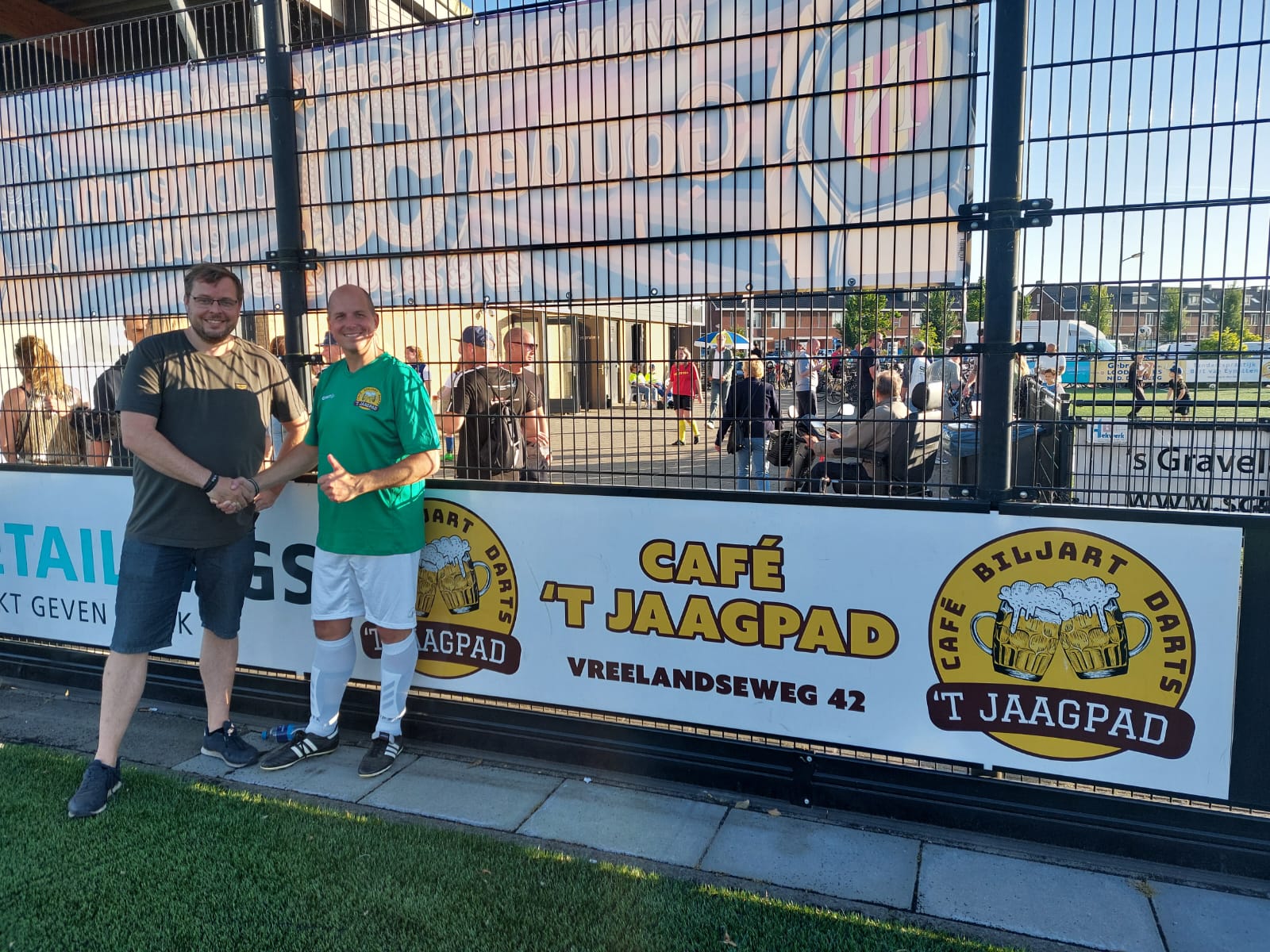 Wederom een mooie sponsorovereenkomst afgesloten!